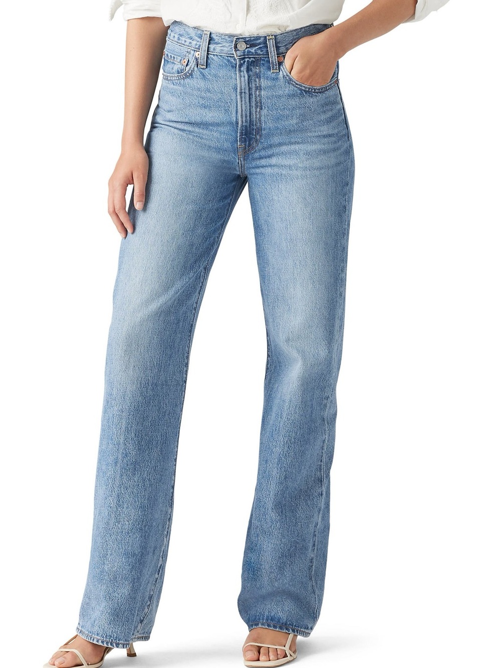 Ribcage High Waist Wide Leg Jeans